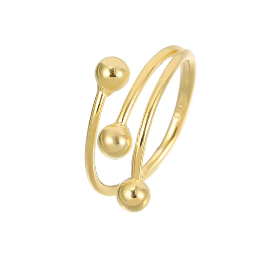 Multi-layer Round Bead Ring
